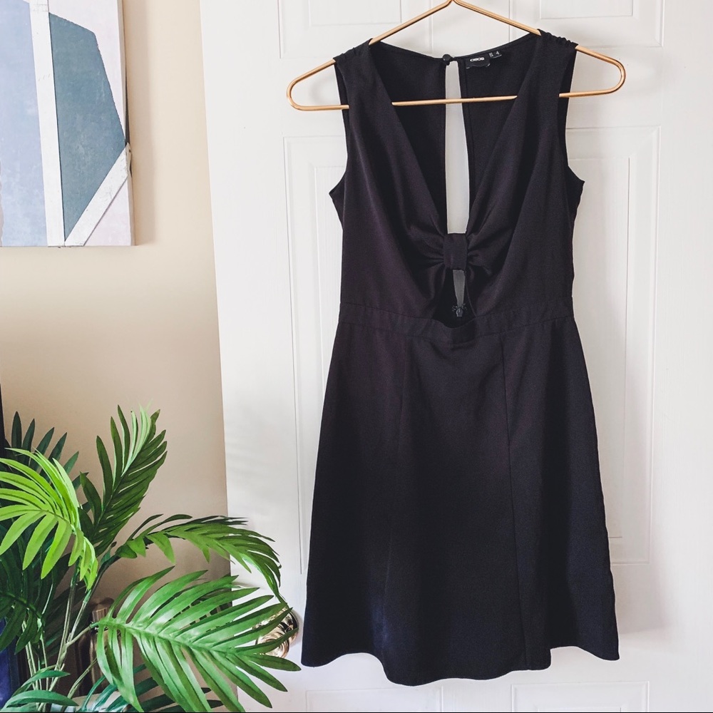 ASOS • little black cut out skater dress